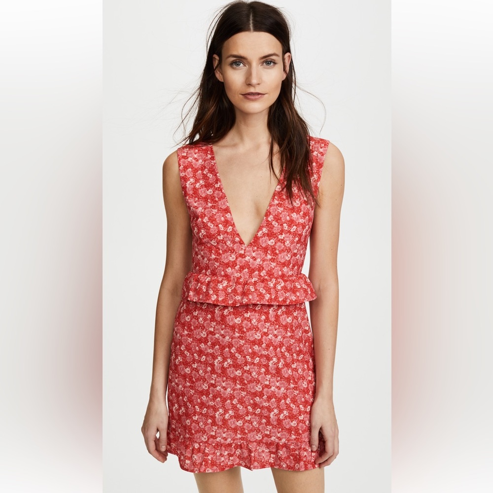 Nightwalker red mini Elsa dress, size M. Great for game days!